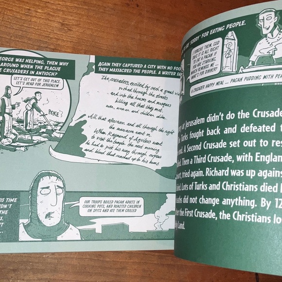 Scholastic Horrible Histories Knights Book - softcover a high speed comic book - Picture 9 of 16